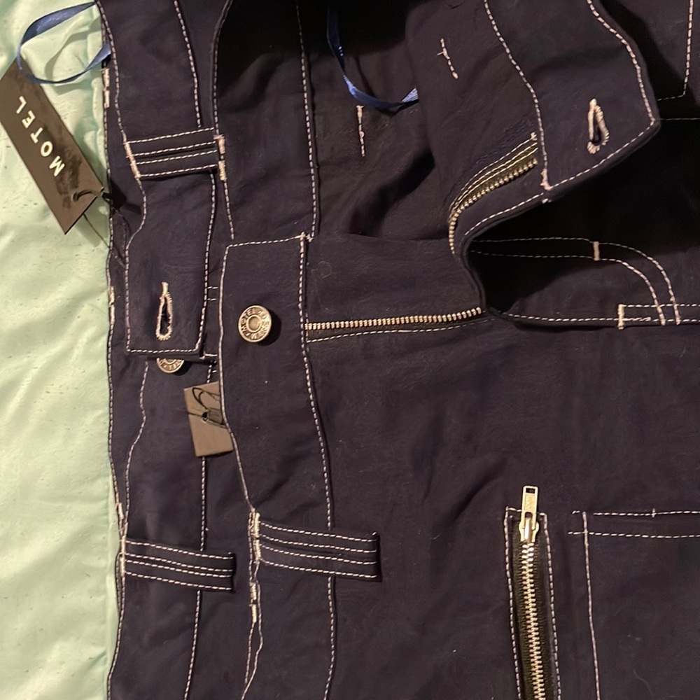 NEVER WORN denim mini skirt